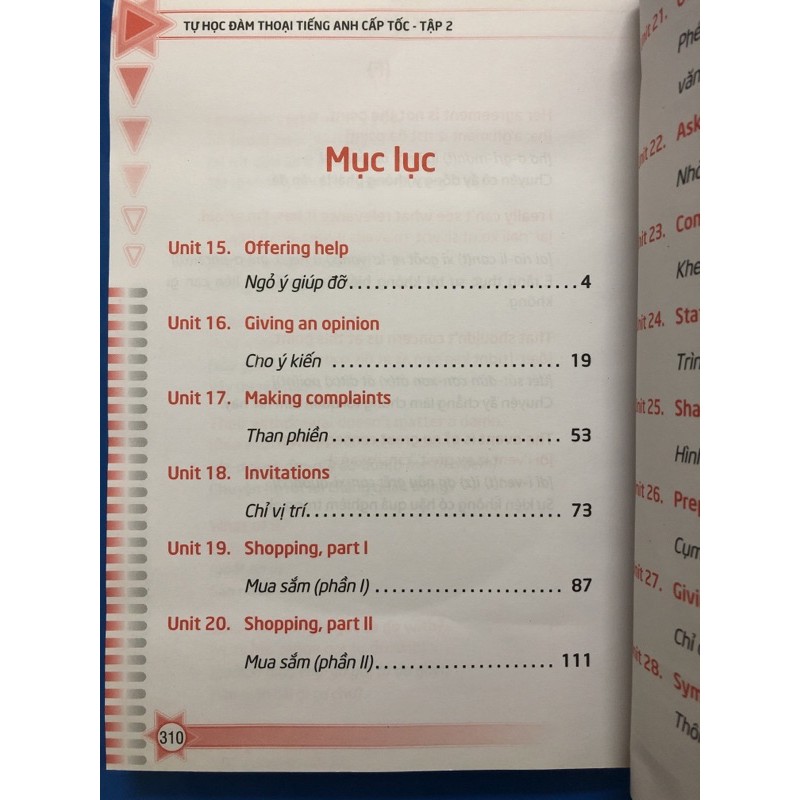 Sách - Tự Học Đàm Thoại Tiếng Anh Cấp Tốc (tập 2)