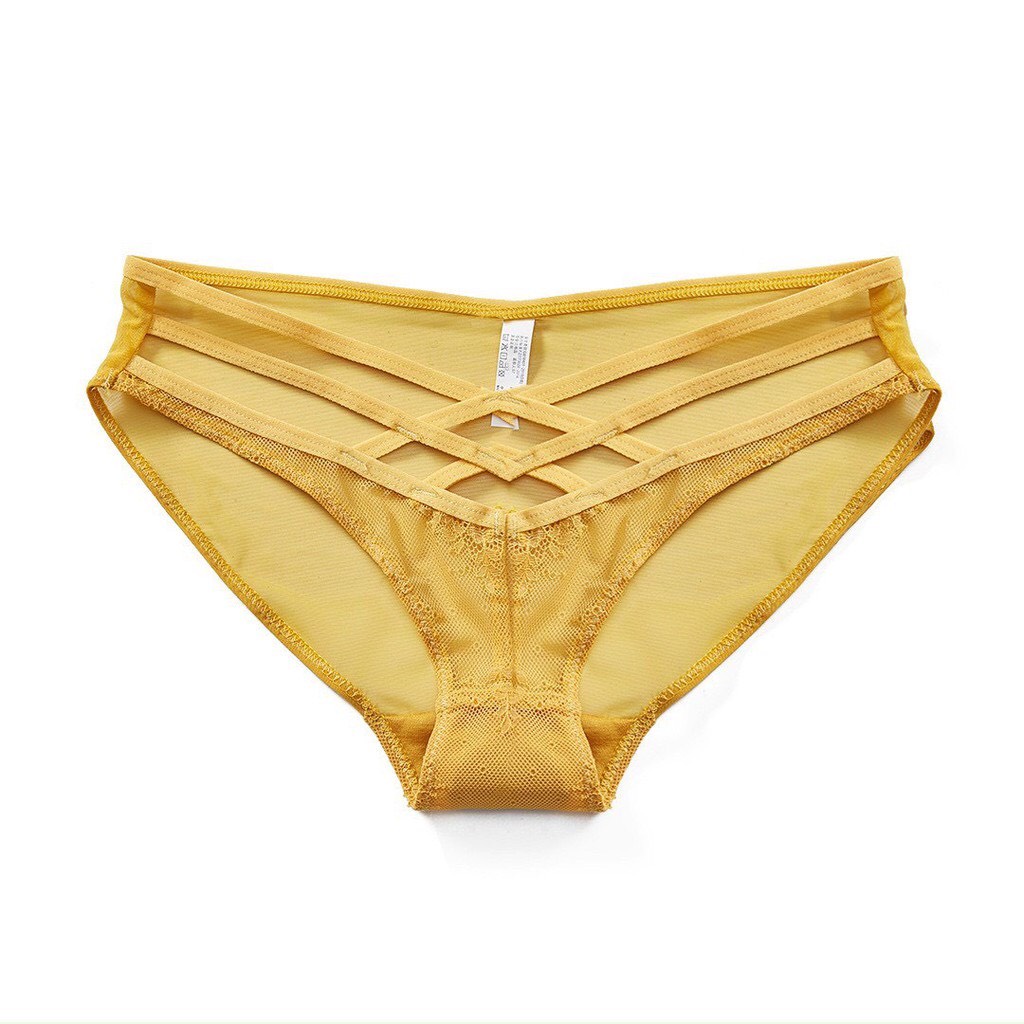 Quần Lót Nữ - Quần Lót Ren thiết kế dây đan chéo quyến rũ Sexy DAN STORE MÃ 521