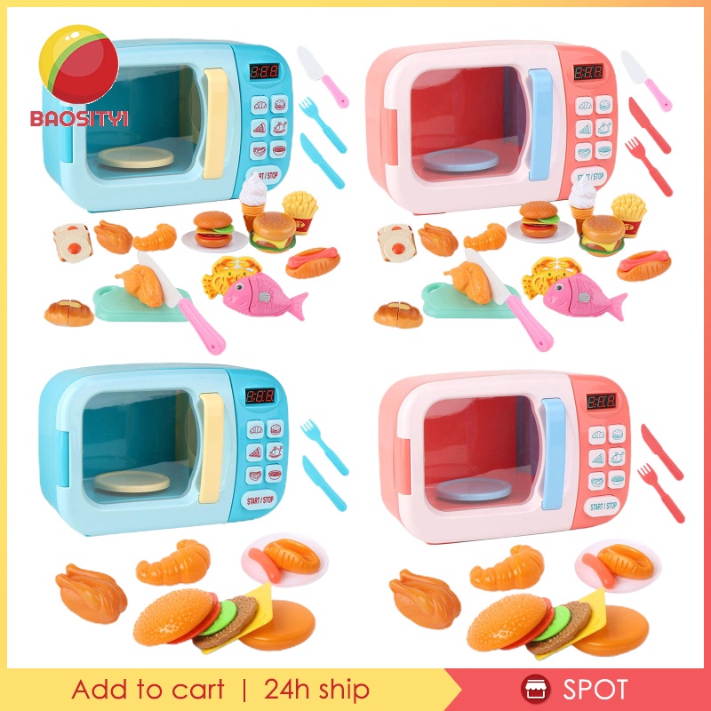 Lò Vi Sóng Đồ Chơi Giáo Dục 13 Món Cho Bé