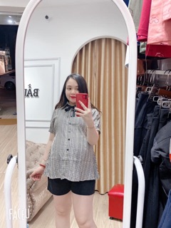 Áo sơ mi bầu cộc tay hè 𝐀𝐁𝟎𝟖