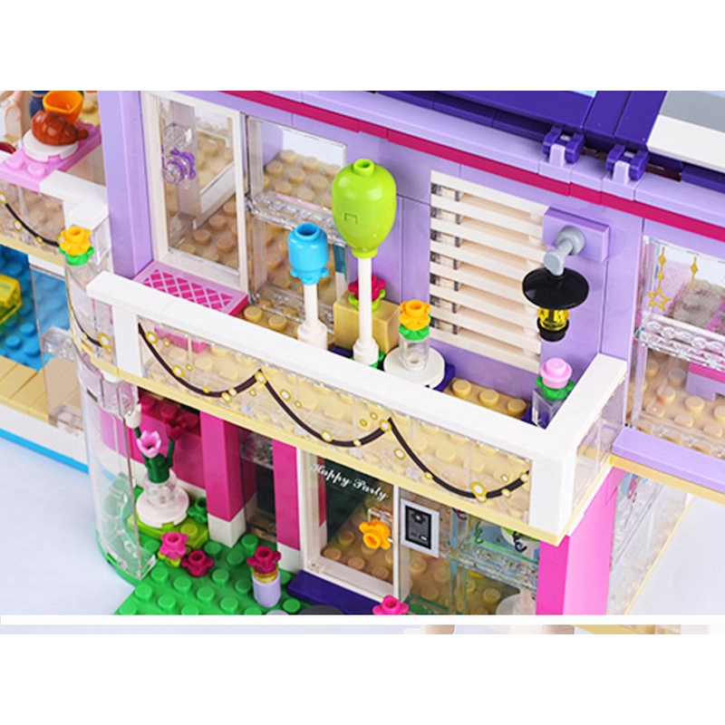 Bộ đồ chơi lắp ghép xây dựng ngôi nhà công chúa thời trang dự tiệc dành cho trẻ em