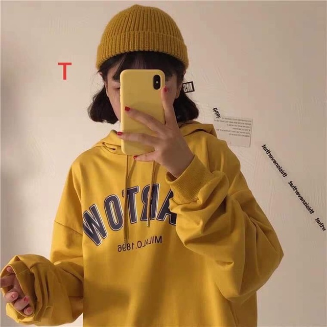 Áo hoodie BARTOW chữ ngực DTR1019