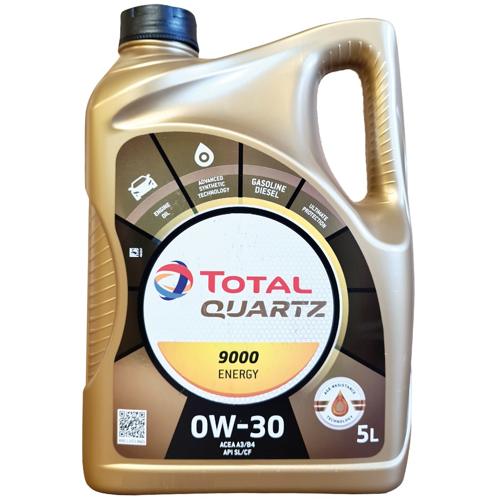 Dầu nhớt Total Quartz 9000 Energy 0W30 châu Âu