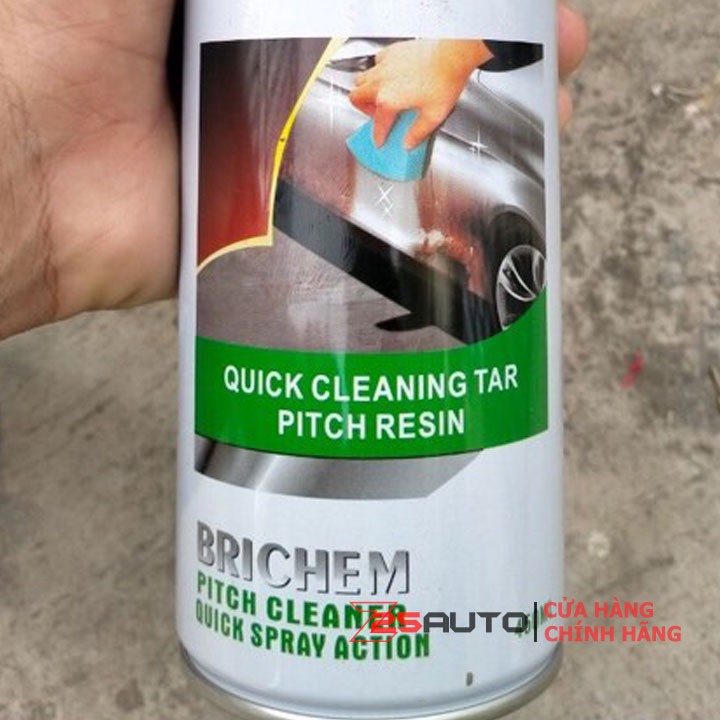 Bình xịt tẩy keo băng dính 3M nhựa đường keo dán vết dầu mỡ giấy dán tường BRICHEM PITCH CLEANER