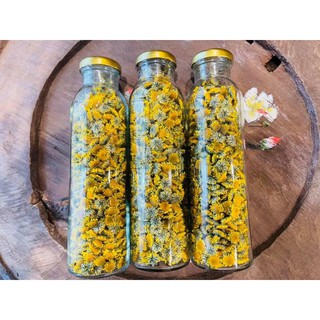 Chai thủy tinh nắp thiếc đựng trà hoa, đồ khô/ chai dung tích 330ml - 350ml
