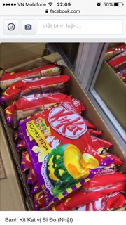 Bánh KitKat Nhật Bản vị Bí Đỏ - TẠM HẾT