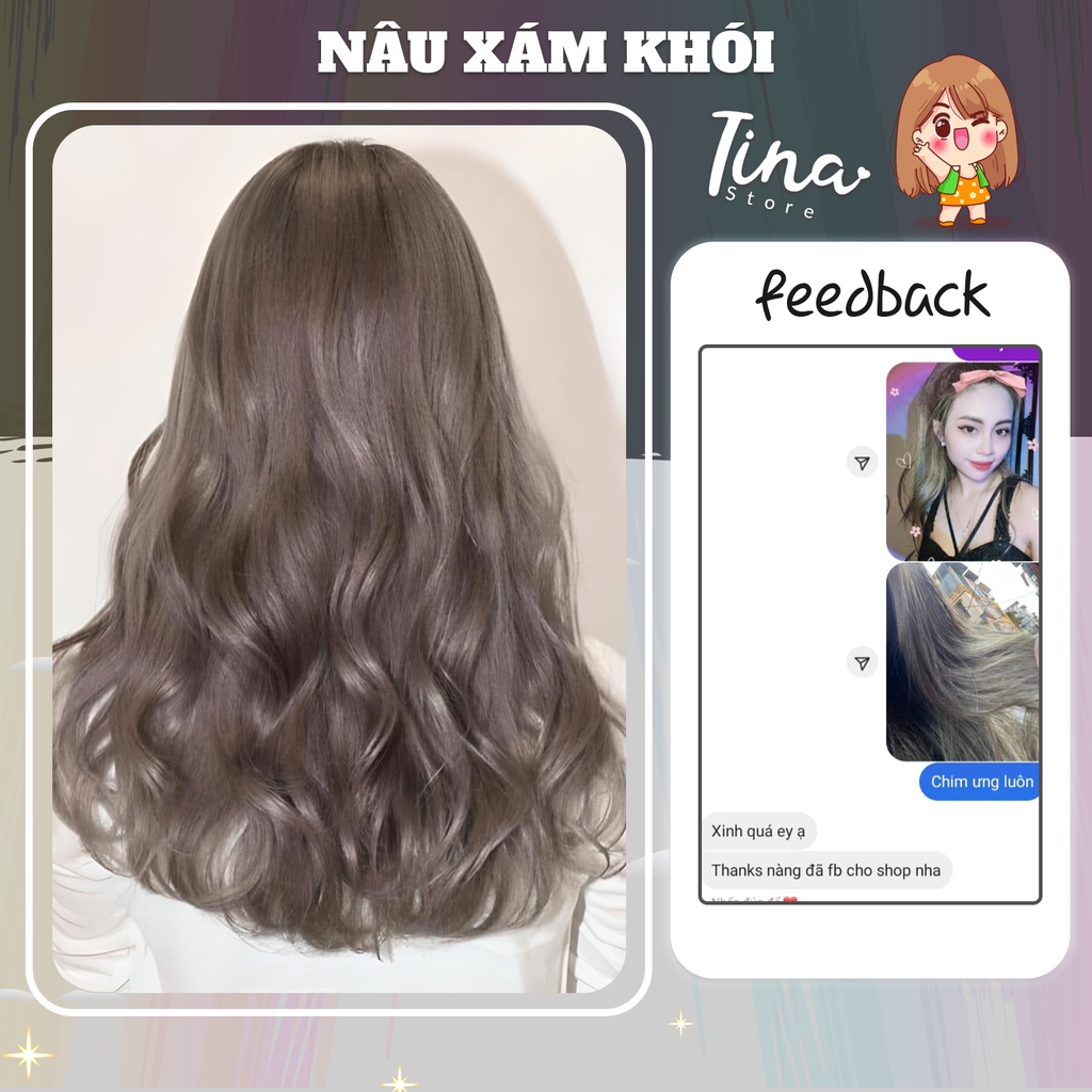 Thuốc Nhuộm Tóc KOOLPRO Màu NÂU XÁM KHÓI Không Cần Tẩy, Lên Từ Nền Level8 100G- Beli Official Store - N078