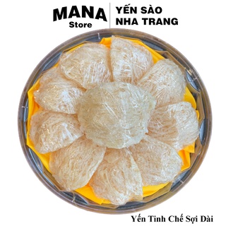Yến tinh chế sợi dài 100g yến sào tại nha trang khánh hoà nguyên chất 100g tặng gia vị chưng mana store huệ tây