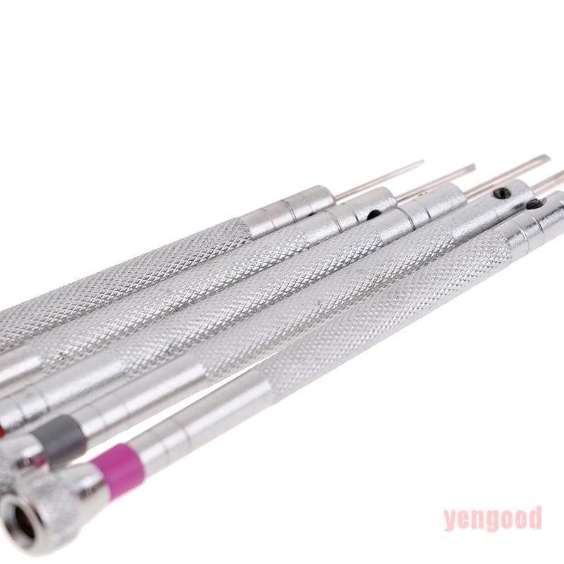 Set 5 tua vít sửa chữa đồng hồ/ trang sức với 5 đầu cắt thay thế