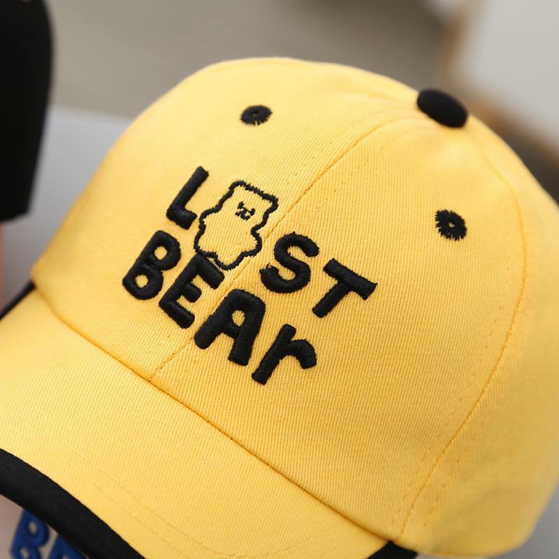 Mũ Lưỡi Trai  BÉ 1-4 TUỔI Thêu Chữ GOODLUCK và LAST BEAR Dành Cho Bé Trai Bé Gái