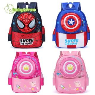 Ba lô đi học/du lịch họa tiết hoạt hình spiderman chống nước cho bé SB6327