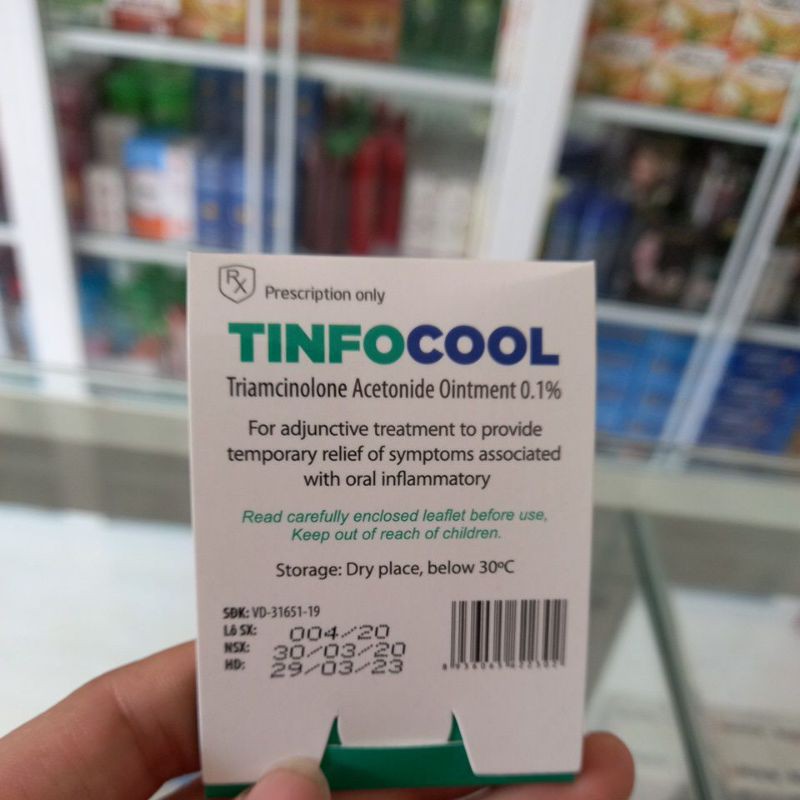 gel bôi nhiệt miệng tinfocool