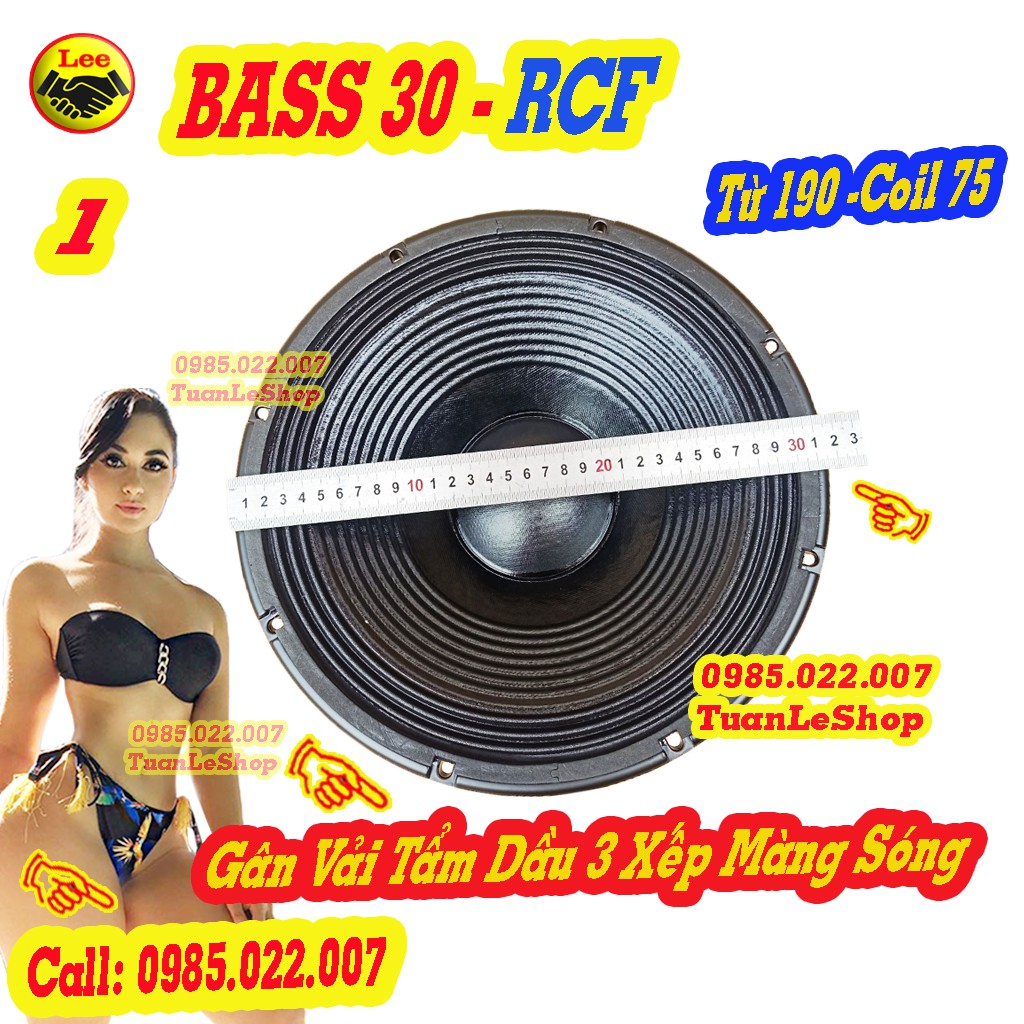 1 CỦ BASS 30 RCF NHẬP KHẨU - GIÁ 01 CHIẾC - TỪ 190 COIL 75MM - CỦ LOA 3 TẤC