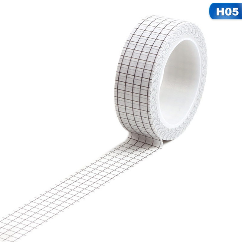 Cuộn băng dính Washi màu cầu vồng dùng trang trí