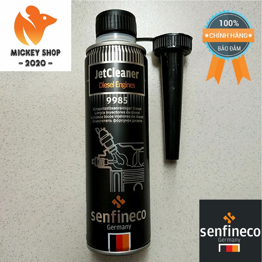 [ 100% GERMANY ] Súc Béc Dầu Senfineco 9985 Diesel Jet Cleaner 300ML - Hàng Đức Chính Hãng