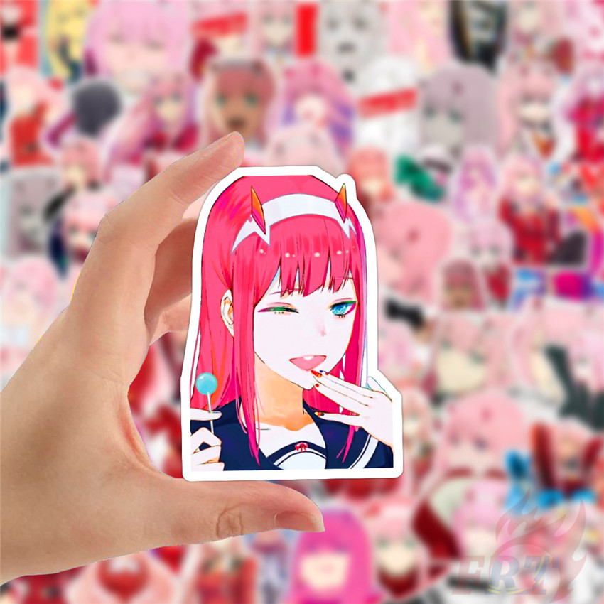 100Pcs/Set ❉ DARLING in the FRANXX Series B - Anime Stickers ❉ DIY Fashion Mixed Waterproof Doodle Decals Stickers