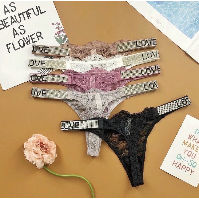 (𝓗𝓸𝓽 𝓢𝓪𝓵𝓮) QUẦN LÓT LỌT KHE CẠP CAO "LOVE" ĐÍNH ĐÁ - SEXY, GỢI CẢM & QUYẾN RŨ - XỊN XÒ CAO CẤP QUẢNG CHÂU CHO NỮ