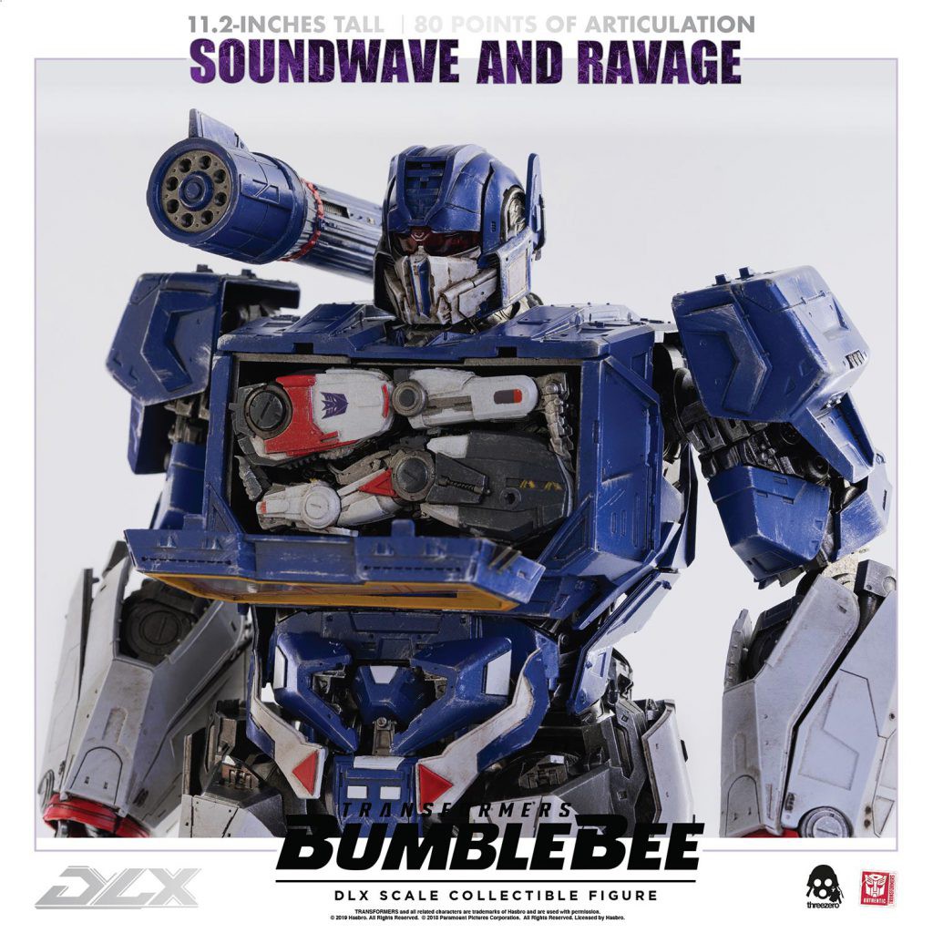 Mô hình Three Zero Transformers: Bumblebee – DLX Soundwave And Ravage