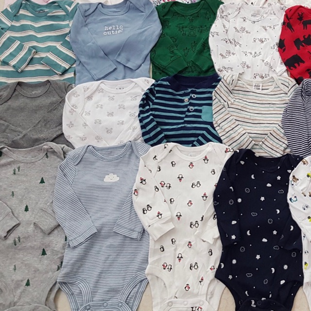 (Sale) Body chip, bodysuit Carter’s cho bé trai, bé gái tay ngắn, tay dài | BigBuy360 - bigbuy360.vn