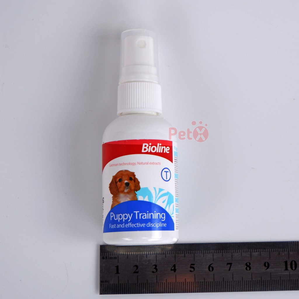 Xịt hướng dẫn đi vệ sinh đúng chỗ dành cho chó mèo Bioline 50ml