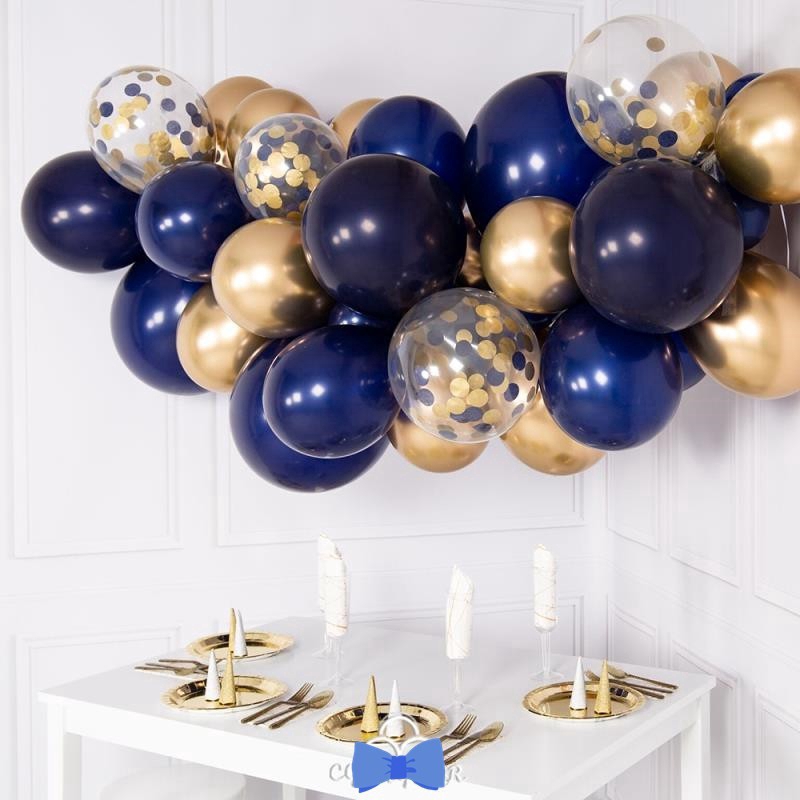 Set bong bóng 12 inch nhiều màu sắc dùng để trang trí tiệc