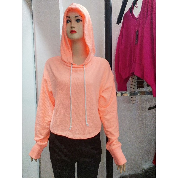 Áo hoodi croptop SO xuất dư xịn