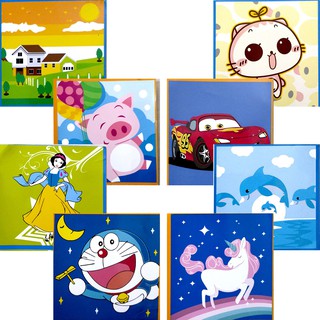 Giảm Giá Tranh Tô Màu Theo Số Cho Bé Khung Bà Tiên Heo Peppa 25X25Cm -  Beecost