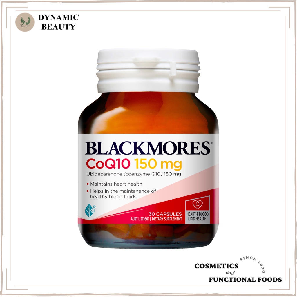 [Hàng chuẩn Úc] Viên uống Blackmores CoQ10 150mg 30 viên hỗ trợ sức khỏe tim mạch, bổ tim coq10 Blackmore Úc