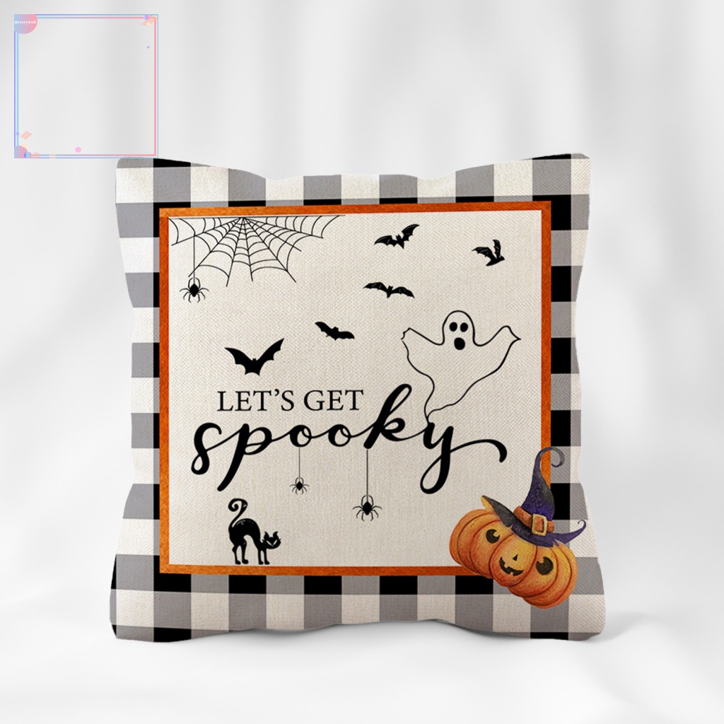 Vỏ Gối Tựa Lưng Ghế Sofa Cứng Thoáng Khí Trang Trí Halloween