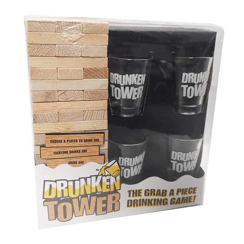 Bộ đồ chơi rút gỗ Drunken Tower vui nhộn