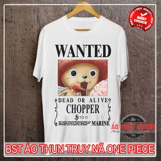 Áo thun One Piece Đảo Hải Tặc TONY CHOPPER Wanted | Áo Lệnh Truy Nã TONY OP73