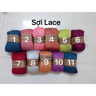 Combo sợi cotton pearl và dù Nga