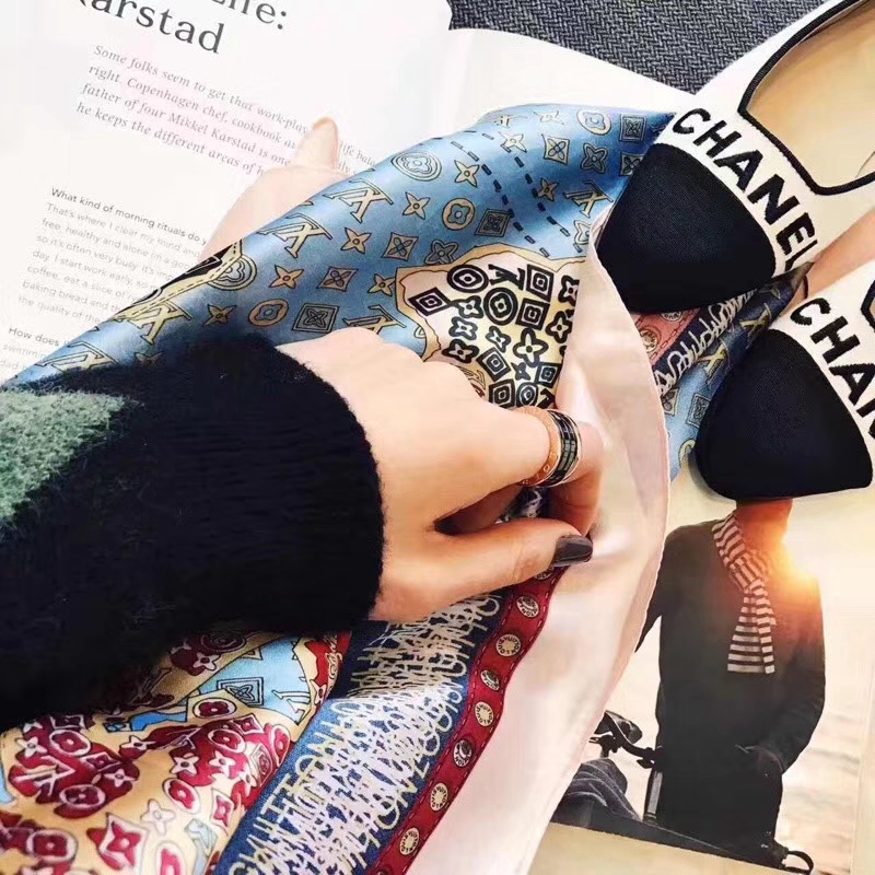 Khăn Choàng Lụa Thời Trang Mùa Xuân Cho Nữ