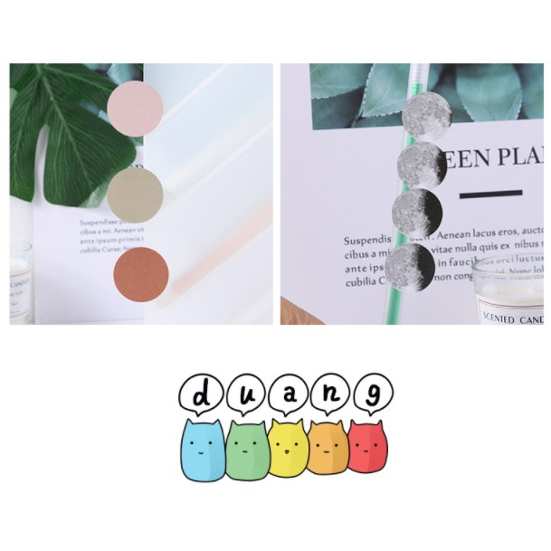 Bộ Sticker Chấm Bi Dán Trang Trí Sổ Tay
