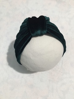 Mũ turban nhung cho bé