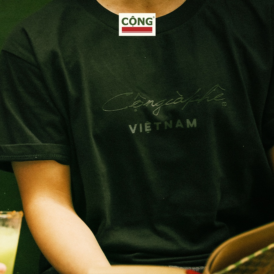Áo thun cộc tay nam nữ Việt Nam Cộng Cà Phê