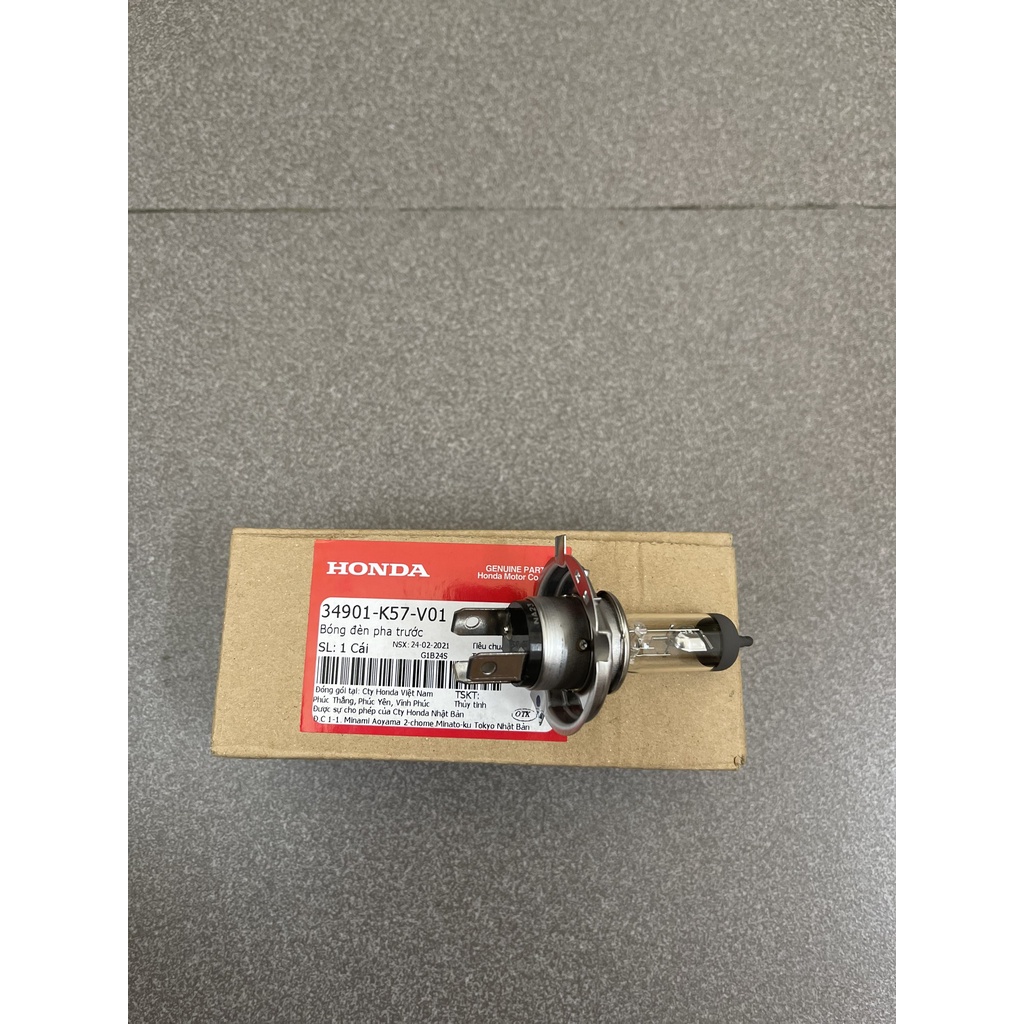 bóng đèn pha trước tất cả xe số halogen hàng chính hãng 34901K57V01