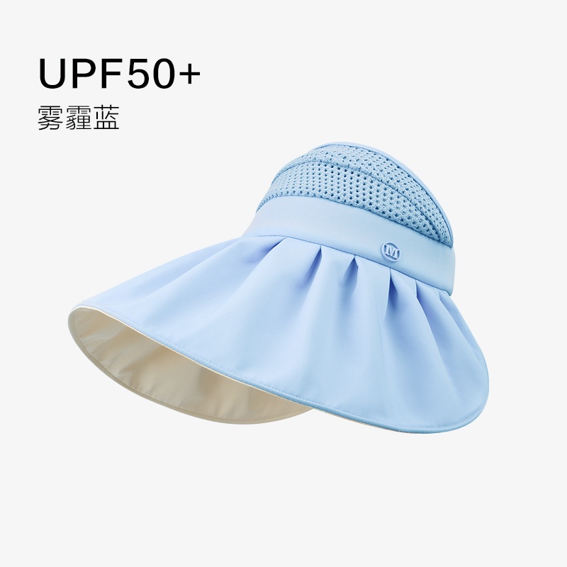 Mũ vành rộng hở chóp chống tia cực tím thời trang mùa hè cho nữ