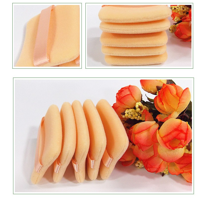 Bông Phấn Trang Điểm Hai Mặt Hình Tròn 55mm