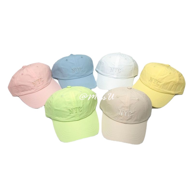 Mũ Lưỡi Trai Chống Nắng Nhanh Khô Thêu Chữ Phong Cách Hàn Quốc