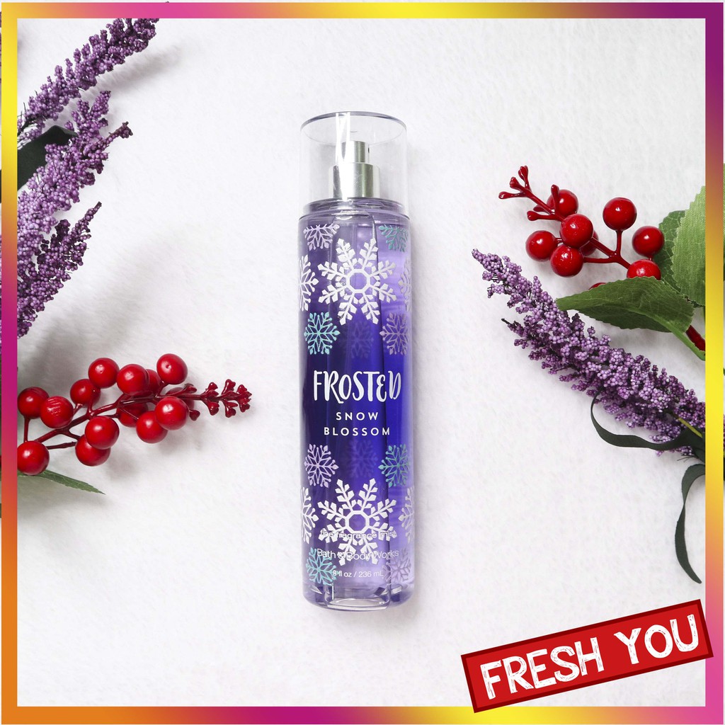 Xịt thơm toàn thân Bath&Body Works - Frosted Snow Blossom | BigBuy360 - bigbuy360.vn