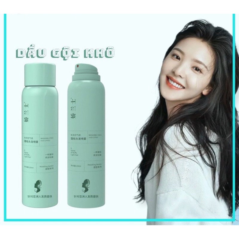 Dầu Gội Khô Siêu Tốc Làm Tóc Bồng Bềnh Hàng Nội Địa Trung Hết Bết Dính Tóc Làm Phồng Tóc Tức Thì