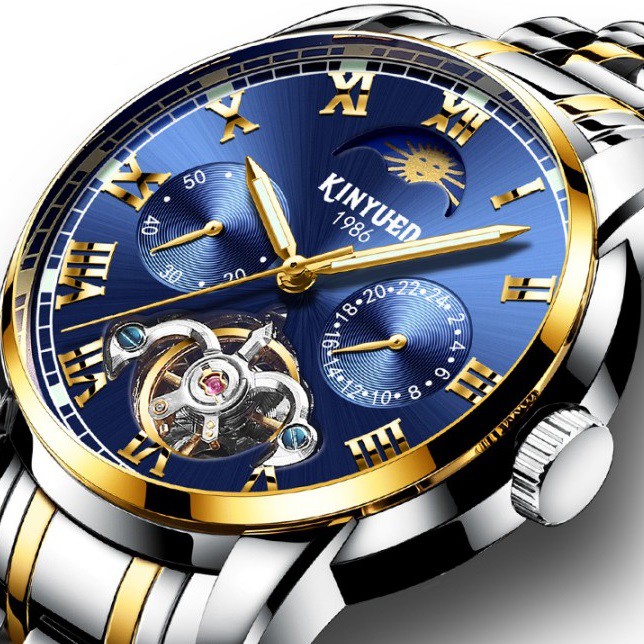HOT 2021 Đồng hồ cơ nam chính hãng KINYUED J028 -LV