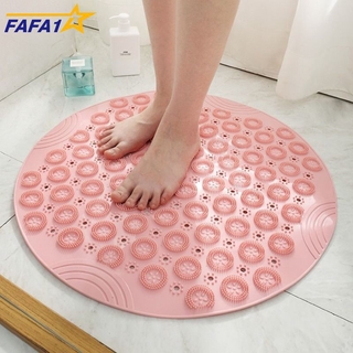【Ready Stock】 55cm Round PVC Non-slip Bathroom Mat Silicone Shower Bath Mat Foot Brush Dead Skin Point Bead Pad Bathroom Non-slip Mat 【new】
