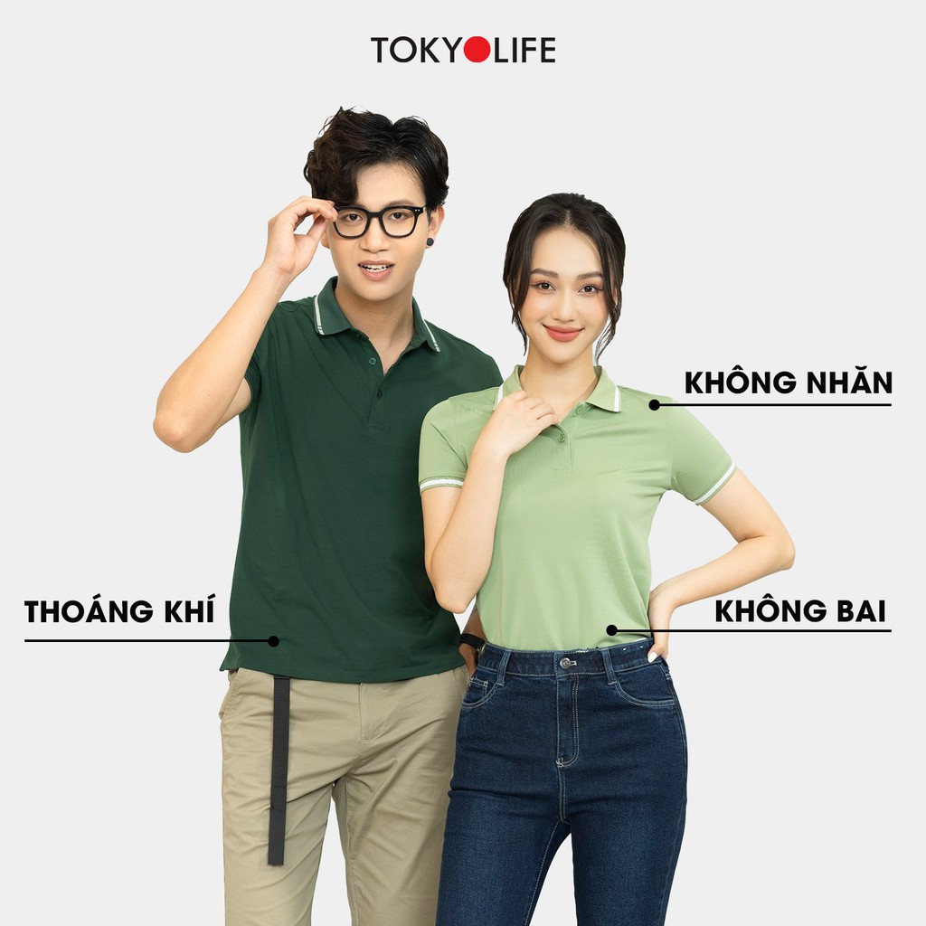 [Mã WABRSWK giảm 10% đơn từ 250k] Áo Polo Nữ Cotton Cao Cấp, Basic Thoáng Mát TOKYOLIFE cổ Đức I9POL503I
