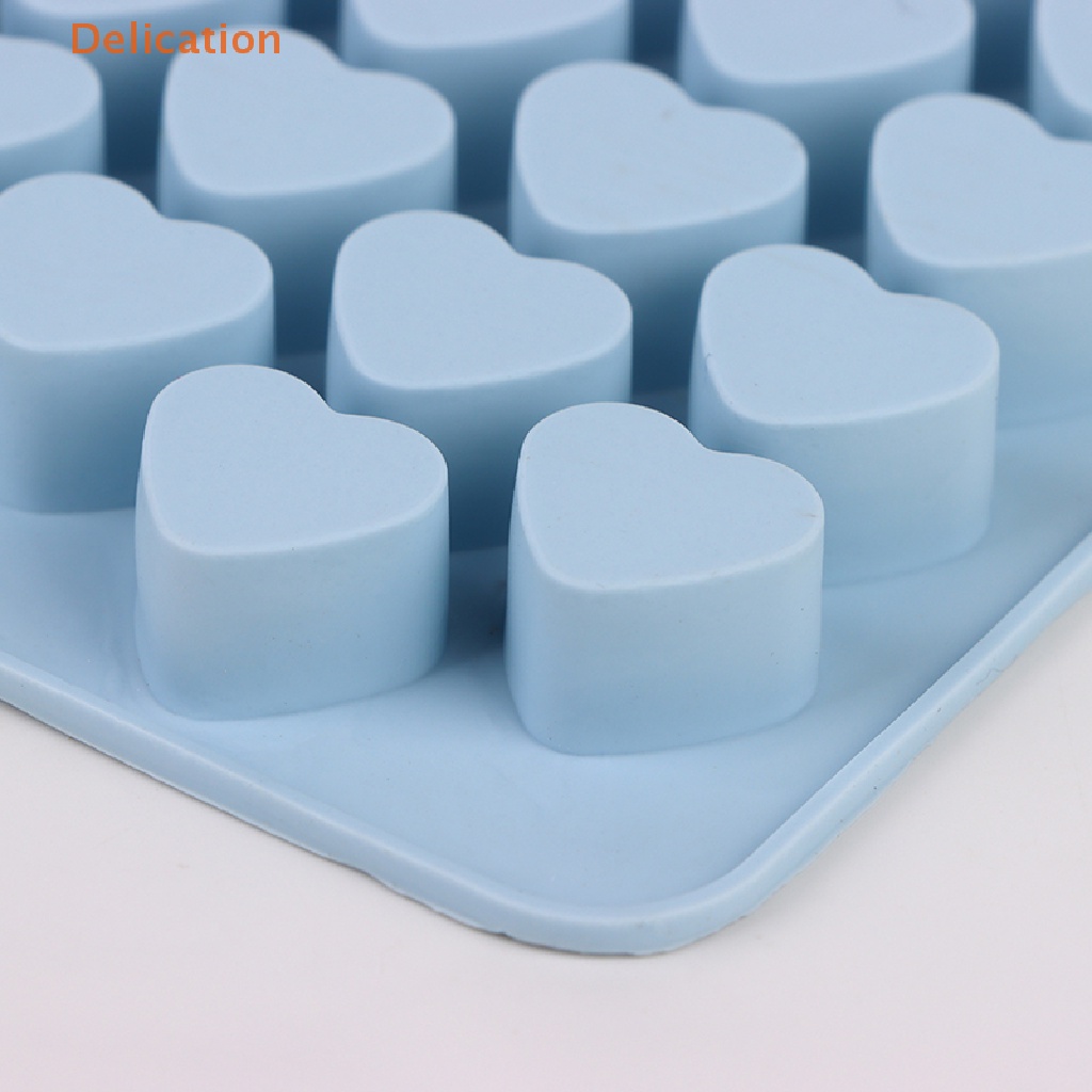 Khuôn silicon ELEBUY 55 ô hình trái tim DIY làm bánh socola