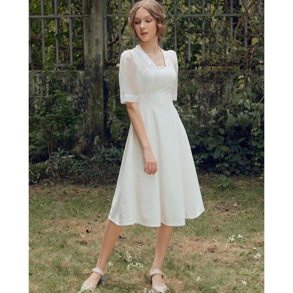 ĐẦM DỰ TIỆC TAY LƯỚI NGỌC | BigBuy360 - bigbuy360.vn