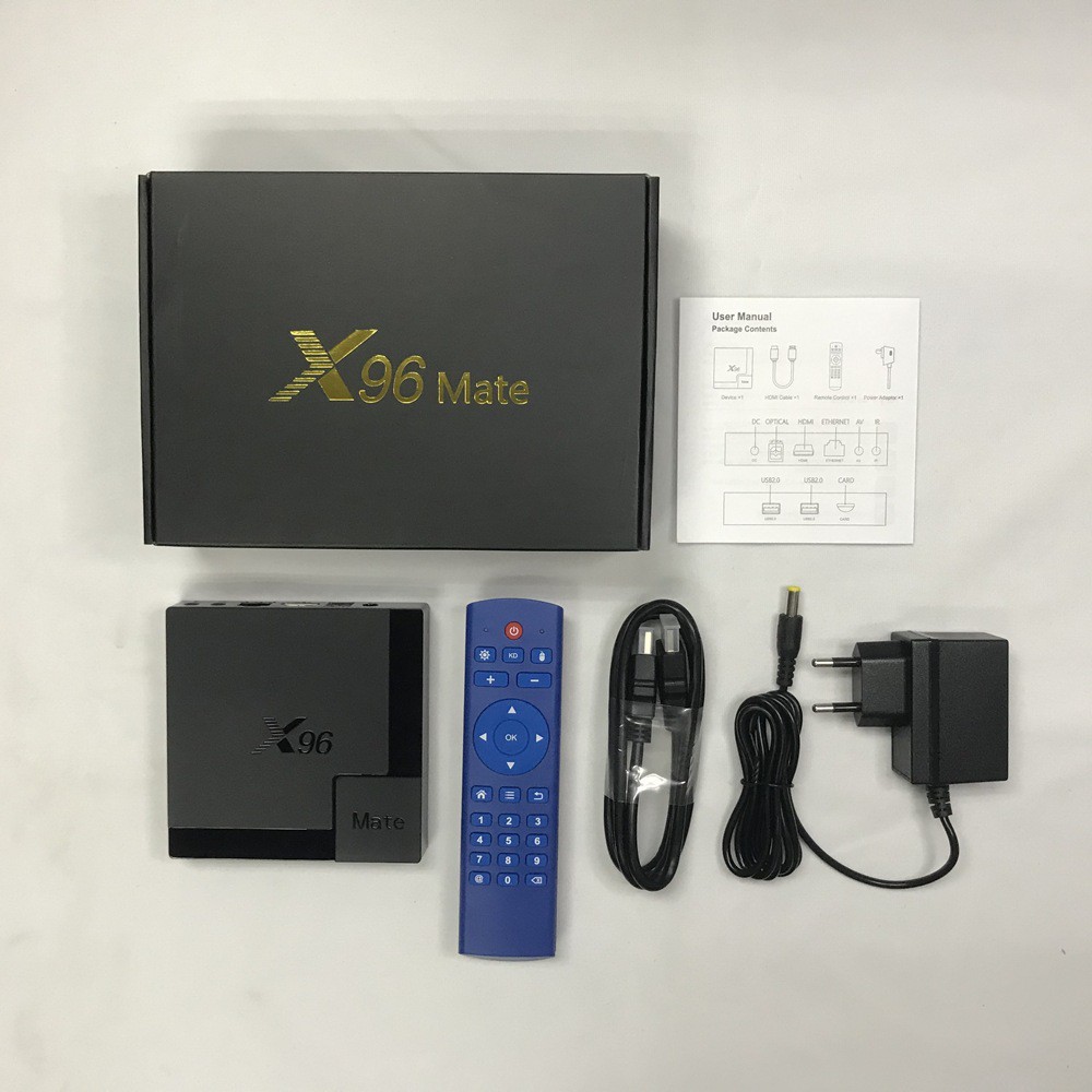 Android TV Box X96 Mate - 4GB Ram, 32GB bộ nhớ trong, Android 10