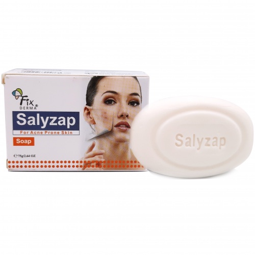 Xà Phòng Giảm Mụn Mờ Thâm Nám Fixderma Salyzap Soap 75g