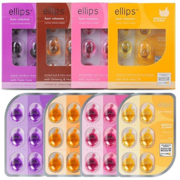 Viên Dưỡng Tóc Ellips Hair Vitamin Vỉ 6 Viên - Hộp 2 Vỉ x 6 Viên | BigBuy360 - bigbuy360.vn